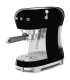 Smeg ECF02BLEU Cafetera Espresso, 50's Style, Negro