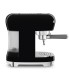 Smeg ECF02BLEU Cafetera Espresso, 50's Style, Negro