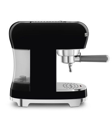 Smeg ECF02BLEU Cafetera Espresso, 50's Style, Negro