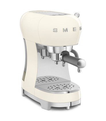 Smeg ECF02CREU Cafetera Espresso, 50's Style, Crema