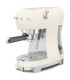 Smeg ECF02CREU Cafetera Espresso, 50's Style, Crema