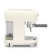 Smeg ECF02CREU Cafetera Espresso, 50's Style, Crema