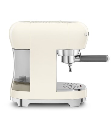 Smeg ECF02CREU Cafetera Espresso, 50's Style, Crema