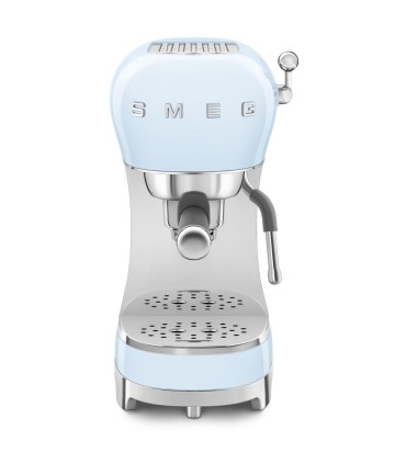 Smeg ECF02PBEU Cafetera Espresso, 50's Style, Azul
