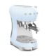 Smeg ECF02PBEU Cafetera Espresso, 50's Style, Azul
