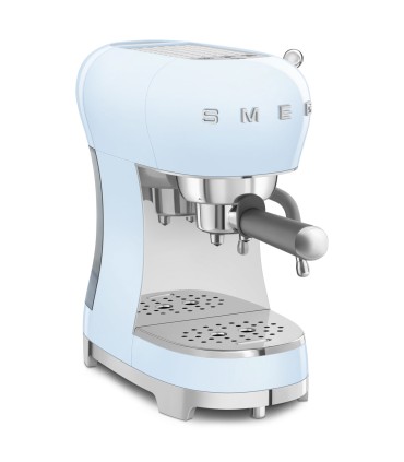 Smeg ECF02PBEU Cafetera Espresso, 50's Style, Azul