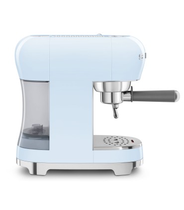 Smeg ECF02PBEU Cafetera Espresso, 50's Style, Azul