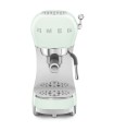 Smeg ECF02PGEU Cafetera Espresso, 50's Style, Verde
