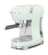 Smeg ECF02PGEU Cafetera Espresso, 50's Style, Verde