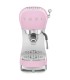 Smeg ECF02PKEU Cafetera Espresso, 50's Style, Rosa