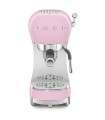 Smeg ECF02PKEU Cafetera Espresso, 50's Style, Rosa