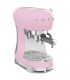 Smeg ECF02PKEU Cafetera Espresso, 50's Style, Rosa
