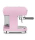 Smeg ECF02PKEU Cafetera Espresso, 50's Style, Rosa