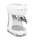 Smeg ECF02WHEU Cafetera Espresso, 50's Style, Blanco