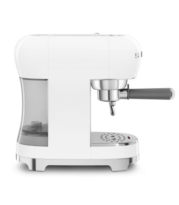 Smeg ECF02WHEU Cafetera Espresso, 50's Style, Blanco