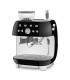 Smeg EGF03BLEU Cafetera espresso con molinillo integrado, 50's Style, Negro