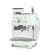 Smeg EGF03PGEU Cafetera espresso con molinillo integrado, 50's Style, Verde