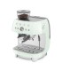 Smeg EGF03PGEU Cafetera espresso con molinillo integrado, 50's Style, Verde