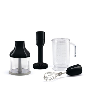 Smeg HBAC11BL Set accesorios batidora de mano, Negro