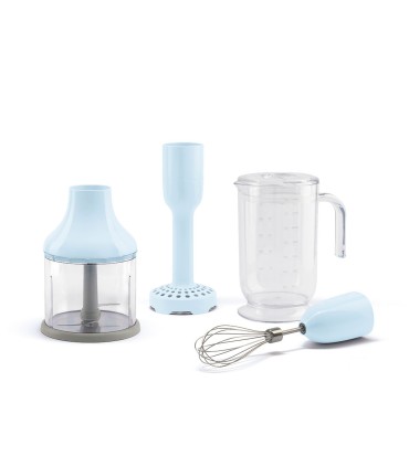Smeg HBAC11PB Set accesorios batidora de mano, Azul