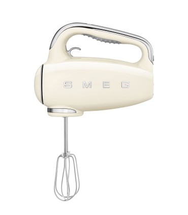 Smeg HMF01CREU Amasadora de varillas, 50's Style, Crema