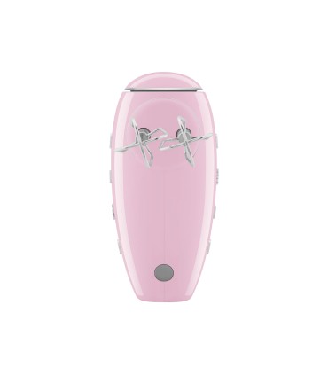 Smeg HMF01PKEU Amasadora de varillas, 50's Style, Rosa