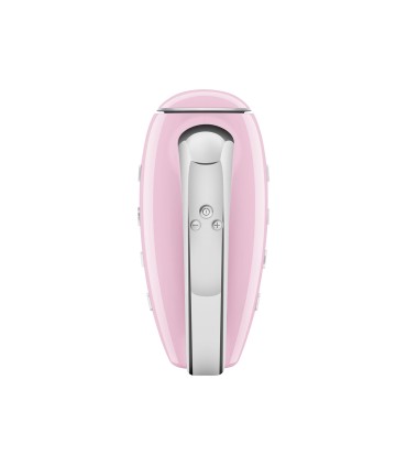 Smeg HMF01PKEU Amasadora de varillas, 50's Style, Rosa