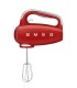 Smeg HMF01RDEU Amasadora de varillas, 50's Style, Rojo