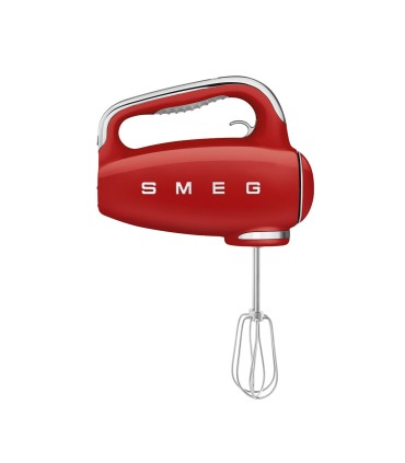 Smeg HMF01RDEU Amasadora de varillas, 50's Style, Rojo