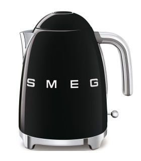 Smeg KLF03BLEU Hervidor, 50's Style, Negro