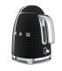 Smeg KLF03BLEU Hervidor, 50's Style, Negro