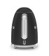 Smeg KLF03BLMEU Hervidor, 50's Style, Negro Mate