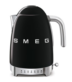 Smeg KLF04BLEU Hervidor, 50's Style, Negro