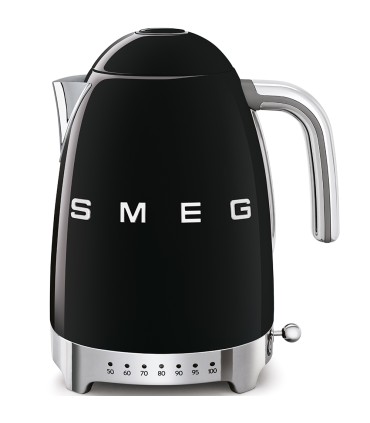 Smeg KLF04BLEU Hervidor, 50's Style, Negro