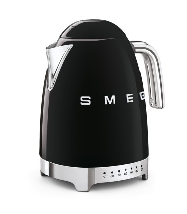 Smeg KLF04BLEU Hervidor, 50's Style, Negro
