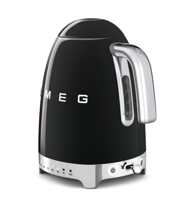 Smeg KLF04BLEU Hervidor, 50's Style, Negro
