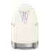 Smeg KLF04CREU Hervidor, 50's Style, Crema