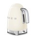 Smeg KLF04CREU Hervidor, 50's Style, Crema