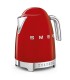 Smeg KLF04RDEU Hervidor, 50's Style, Rojo