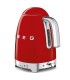 Smeg KLF04RDEU Hervidor, 50's Style, Rojo