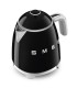 Smeg KLF05BLEU Mini Hervidor, 50's Style, Negro