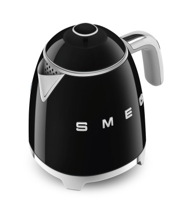 Smeg KLF05BLEU Mini Hervidor, 50's Style, Negro