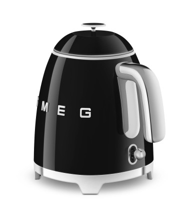 Smeg KLF05BLEU Mini Hervidor, 50's Style, Negro