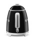 Smeg KLF05BLEU Mini Hervidor, 50's Style, Negro