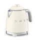 Smeg KLF05CREU Mini Hervidor, 50's Style, Crema