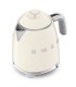 Smeg KLF05CREU Mini Hervidor, 50's Style, Crema