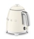 Smeg KLF05CREU Mini Hervidor, 50's Style, Crema