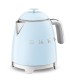 Smeg KLF05PBEU Mini Hervidor, 50's Style, Azul
