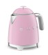 Smeg KLF05PKEU Mini Hervidor, 50's Style, Rosa
