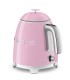 Smeg KLF05PKEU Mini Hervidor, 50's Style, Rosa